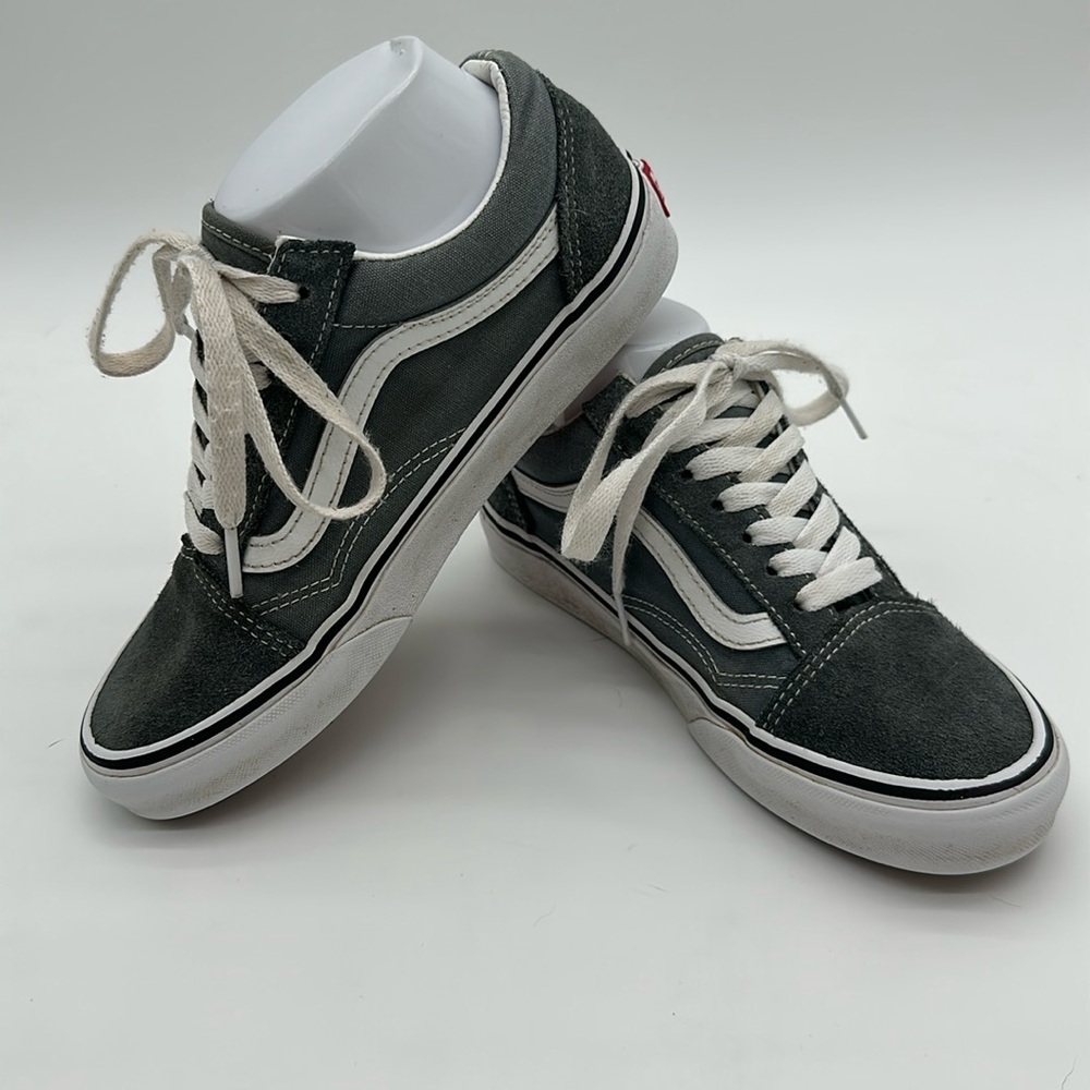 VANS Old Skool Pewter - White - 507698 Women's Size 6.5 Mens Size 5.0